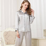 Silk Pajamas Long Mulberry Silk Two - piece Silk Pyjamas Set
