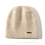 Cashmere Chunky Knit Beanie for Men and Women Cashmere Warm Hat for Fall Winter