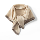 Cashmere Knit Cape for Women Cashmere Poncho Shawl Triangle Cashmere Scarf
