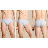 Classic Mens Silk Briefs Sexy Silk Triangle Boxer