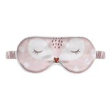 Cute Kids Silk Eye Mask Fun Educational Science Printed Silk Sleep Eye Mask