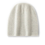 Double - Layer Cashmere Speckled Beanie Thickened Cashmere Winter Hat