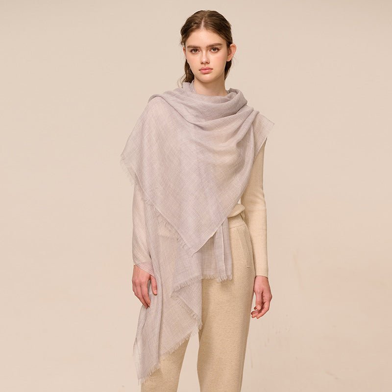 Featherlight Cashmere Scarf Oversized Cashmere Shawl Sheer Cashmere Wrap All Seasons
