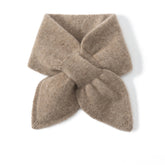 Kids Colorful Knit Cashmere Scarf Bow Knot Cashmere Neck Warmer