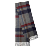 Long Cashmere Scarf with Tassel Plaid Cashmere Warps Multi Styles Winter Gifts