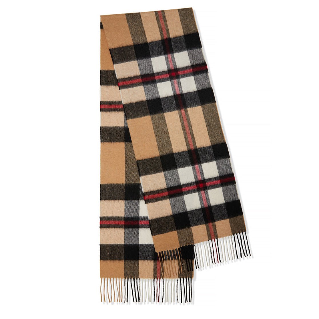 Long Cashmere Scarf with Tassel Plaid Cashmere Warps Multi Styles Winter Gifts