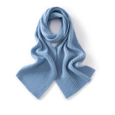 Long Ribbed Cashmere Scarf Unisex Cashmere Shawl Cashmere Wrap