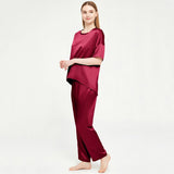 Loose silk pajamas set 100% Mulberry soft comfy Silk sleepwear