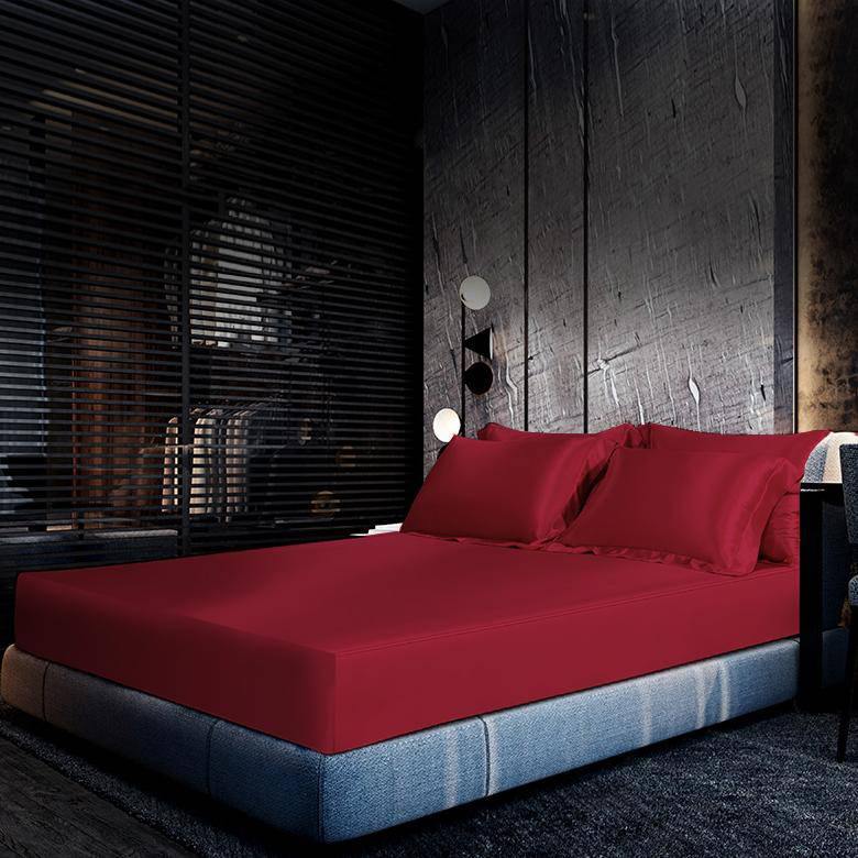 Luxury 100% Silk Bedding 22 Momme 3PCS Silk Fitted Sheet Set