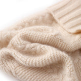 Pure Cashmere Cap for Fall Winter Cashmere Hat Solid Cashmere Knit Beanies Skull Cap