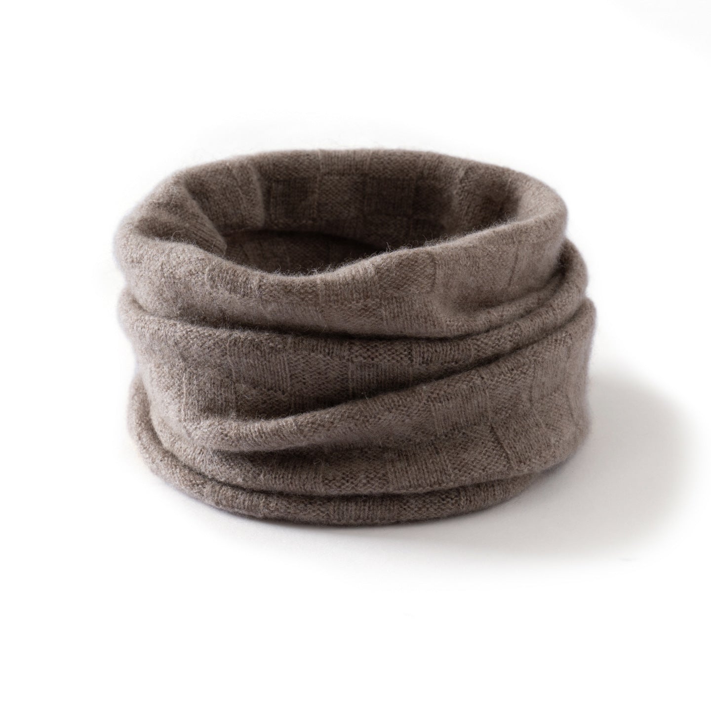 Pure Cashmere Knitted Neck Warmer Scarf Cashmere Neck Gaiter