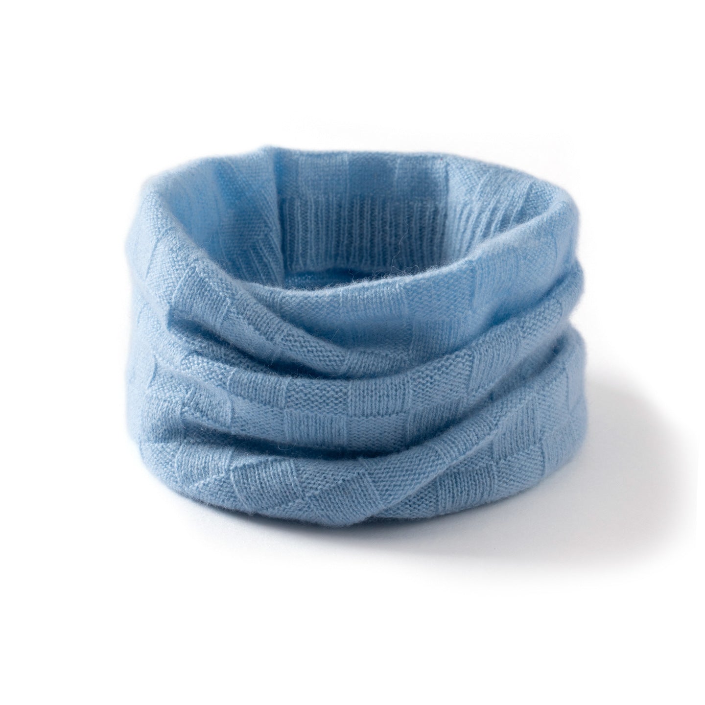 Pure Cashmere Knitted Neck Warmer Scarf Cashmere Neck Gaiter