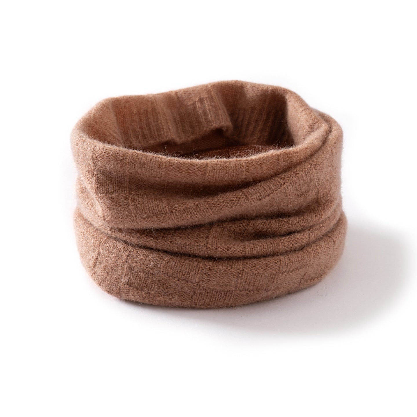 Pure Cashmere Knitted Neck Warmer Scarf Cashmere Neck Gaiter