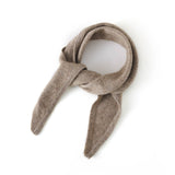 Pure Cashmere Skinny Tie Scarf Small Cashmere Triangle Scarf