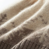 Rib Knitted Cashmere Beanie Winter Christmas Warm Cashmere Hats for Women