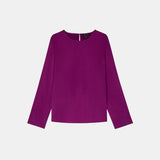 Silk Blouse For Women Long Sleeve Pure Office Work Silk Shirts