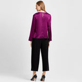 Silk Blouse For Women Long Sleeve Pure Office Work Silk Shirts
