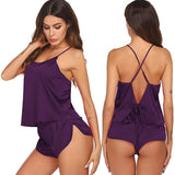 Silk Cami Pj Set Pure Summer Sexy Silk Camisole For Women