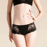 Silk knitted underwear women's lace shorts mulberry silk sexy and comfortable low - waist boxers