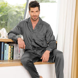 Silk Pajamas for Men 100% Real Silk Pajamas Set