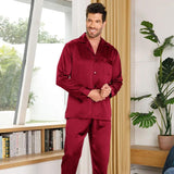 Silk Pajamas for Men 100% Real Silk Pajamas Set