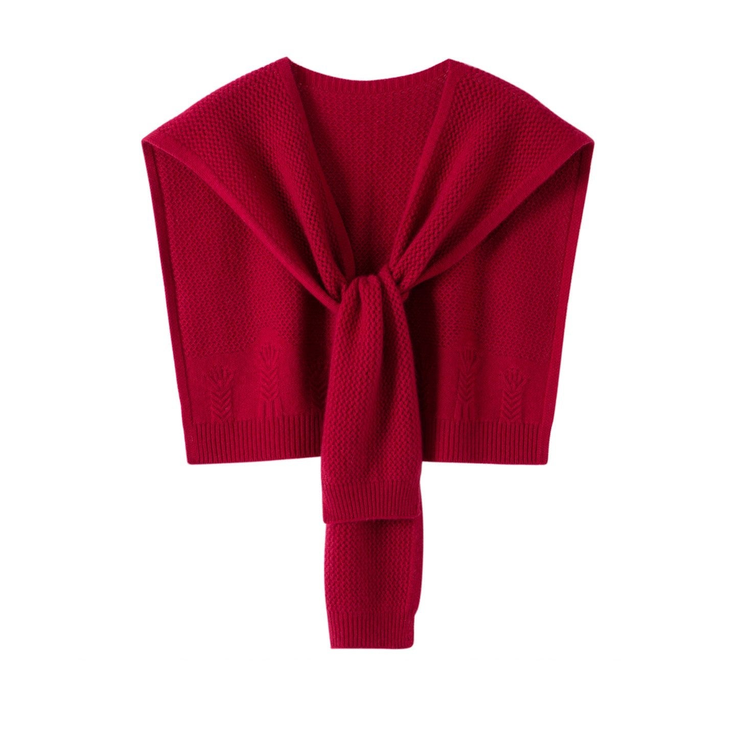 Soft Cashmere Knit Scarf Cashmere Scarf Back Wrap for Women