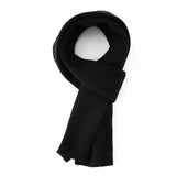 Unisex Long Cashmere Scarf for Fall Winter Cashmere Waffle Knit Scarf