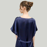 Women Pure Silk Nightdress V Neck 100% Silk Sleepwear