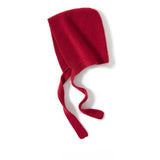 Womens 100% Cashmere Knit Hood with Ties Cashmere Hood Hat