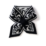 Womens Bow Knot Cashmere Scarf Soft Knit Small Cashmere Neck Wrap