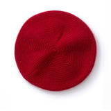 Womens Cashmere Beret Cashmere Painter Hat for Fall Winter