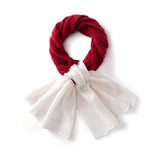 Womens Cashmere Scarf Cashmere Neckerchief Cashmere Lace - Knit Scarf