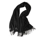 Womens Cashmere Shawl And Wraps Large Cashmere Scarf With Fringe Camel - 1 XL
