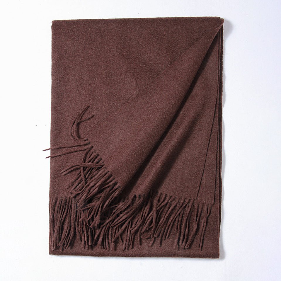 Womens Cashmere Shawl And Wraps Large Cashmere Scarf With Fringe Coffee XL