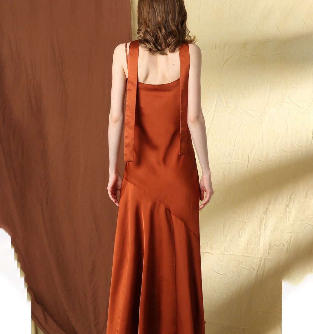 Womens Sexy Silk Dress Wedding Evening Formal Dresses