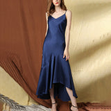 Womens Sexy Silk Dress Wedding Evening Formal Dresses