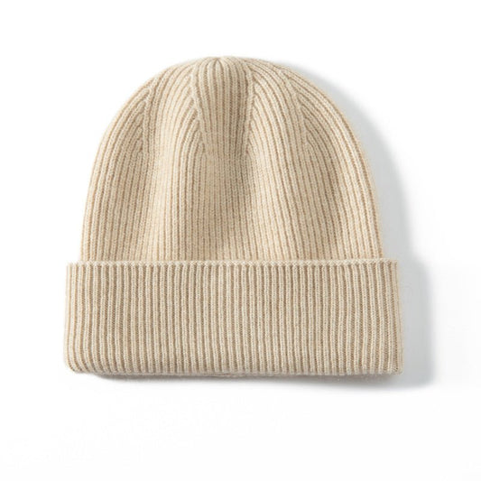 100% Cashmere Cap for Women and Men Winter Cashmere Beanie Hat