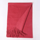 Women's Luxurious Cashmere Shawl and Wraps Large Soft Cashmere Scarf with Tassel - slipintosoft