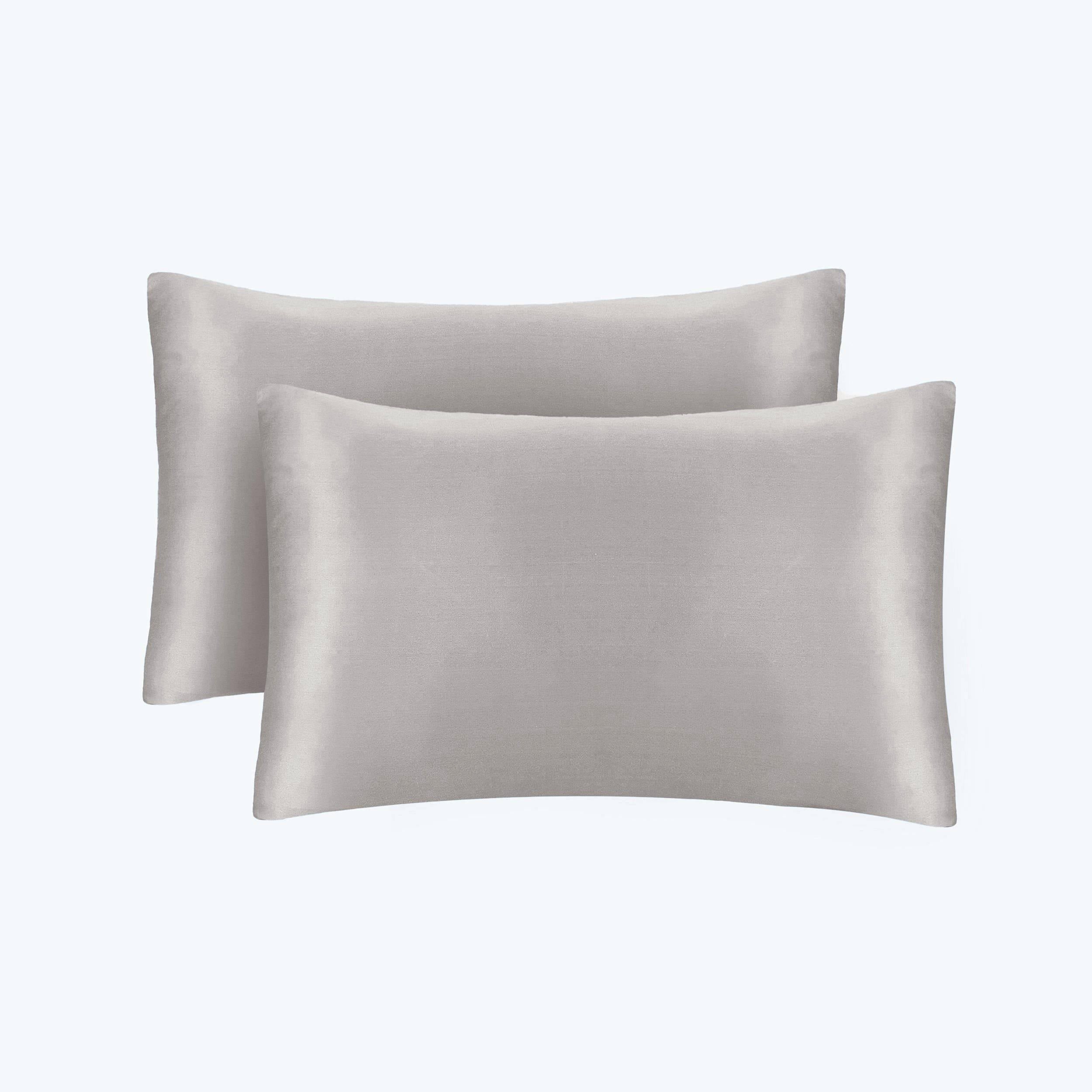 19/22 Momme Silk Pillowcase with Hidden Zipper Bundle- Set of 2 Silk Pillowcase