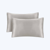 19/22 Momme Silk Pillowcase with Hidden Zipper Bundle- Set of 2