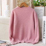 Boys and Girls Half Turtleneck Cashmere Sweater Kids Rib Knitted Solid Cashmere Tops - slipintosoft