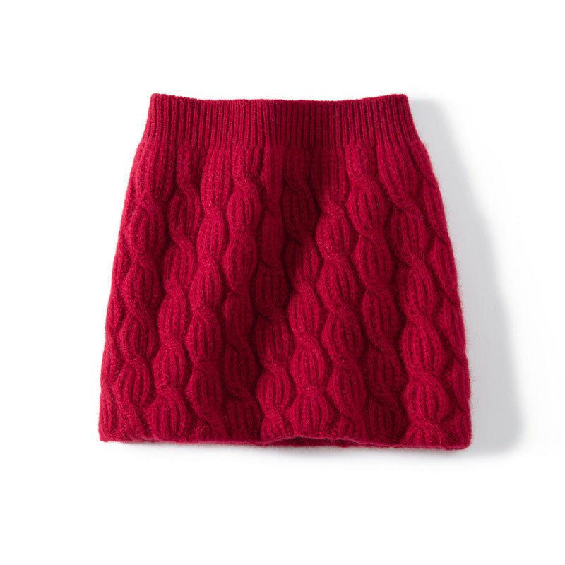 Cable Knit Cashmere Neck Warmer Snood Cashmere Neck Gaiter Cashmere Scarf