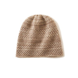 Cashmere Knit Hat Pure Cashmere Beanie Hat for Men and Women Warm Hats Cashmere Hats