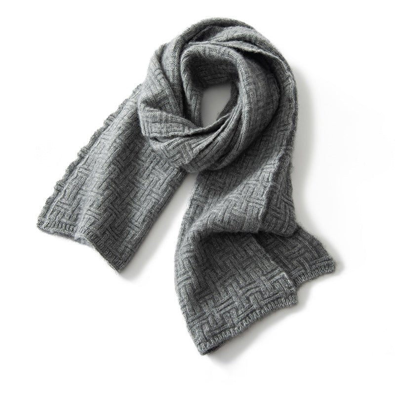 Cashmere Scarf Soft Solid Cashmere Scarf Wrap Shawl Knitted Cashmere Scarves - slipintosoft