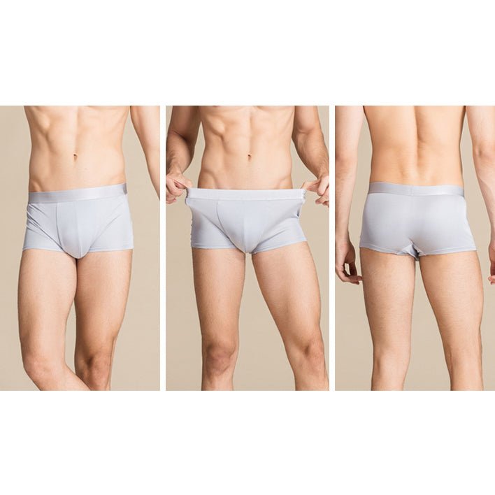 Classic Men's Briefs Comfy Silk Boxer - slipintosoft