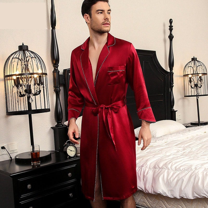 Couple Silk Robes 100% Mulberry Matching Silk Robe