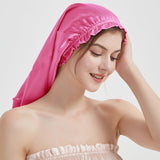 Elegant Women Silk Bonnet Long Silk Sleep Caps For Hair