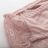 Lace Silk Underwear Women Breathable Silk Panties