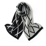 Long Cashmere Scarf for Winter Couple Knitted Cashmere Scarves Warm Cashmere Scarves - slipintosoft