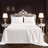 Luxury 100% 25 Momme 3PCS Pure Silk Flat Sheet Set - slipintosoft